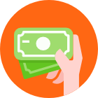 Pay online or pay cash on delivery